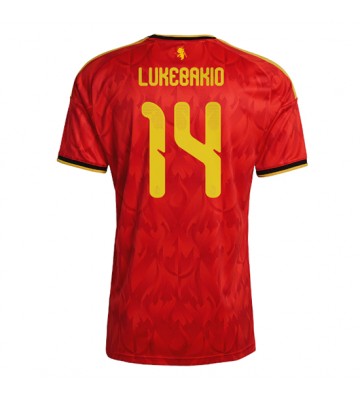 Belgien Dodi Lukebakio #14 Replika Hemmatröja VM 2026 Kortärmad